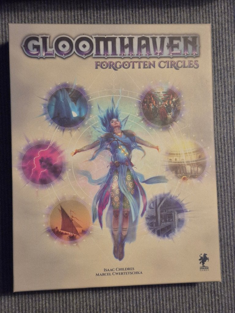 Gloomhaven forgotten circles met insert & removable stickers, Ophalen, Nieuw