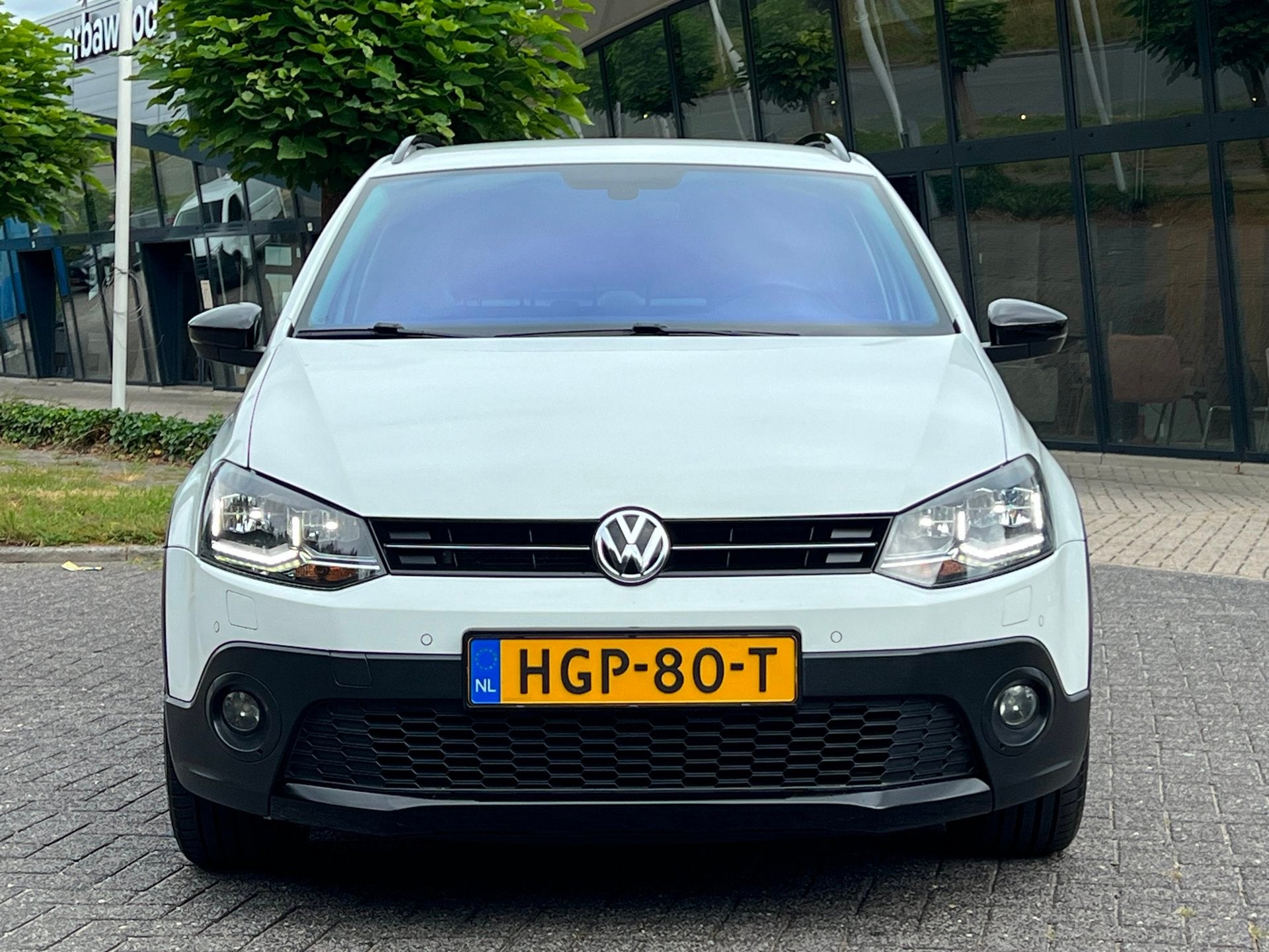 Volkswagen POLO 6C CROSS 1.2 TSI DSG-7 LED CARPLAYY, Stof, Gebruikt, 4 cilinders, Wit