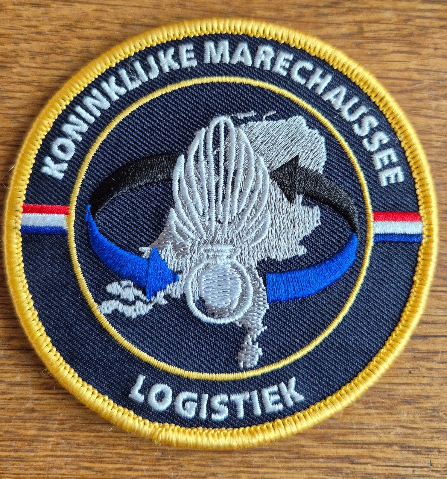 patch KMar logostiek, Verzamelen, Ophalen of Verzenden, Marechaussee, Nederland