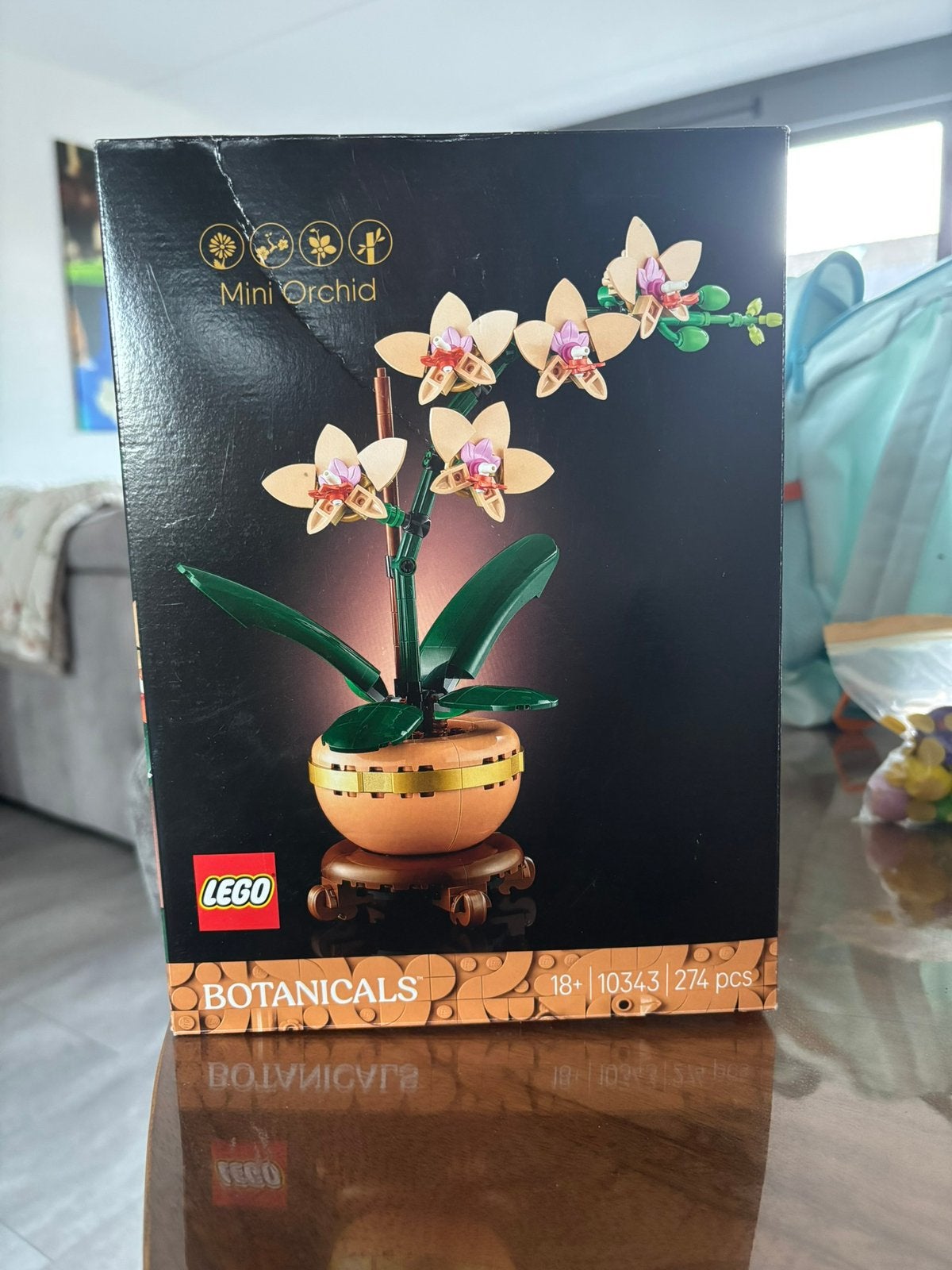 Lego orchidee, Ophalen, Zo goed als nieuw, Groter dan 1:32