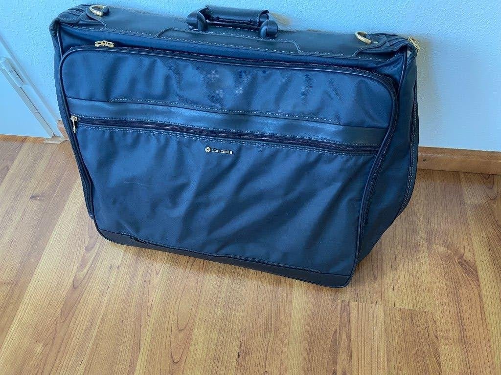 Zwarte Samsonite reistas, Ophalen, 40 tot 60 cm, 30 cm of meer, Gebruikt