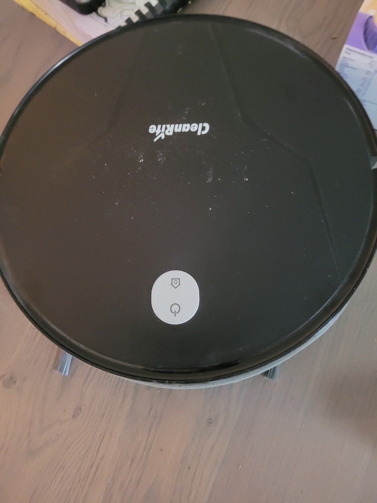 CleanRite Robotstofzuiger met Oplaadstation, Witgoed en Apparatuur, Ophalen, Overige merken, Gebruikt, Oplaadstation