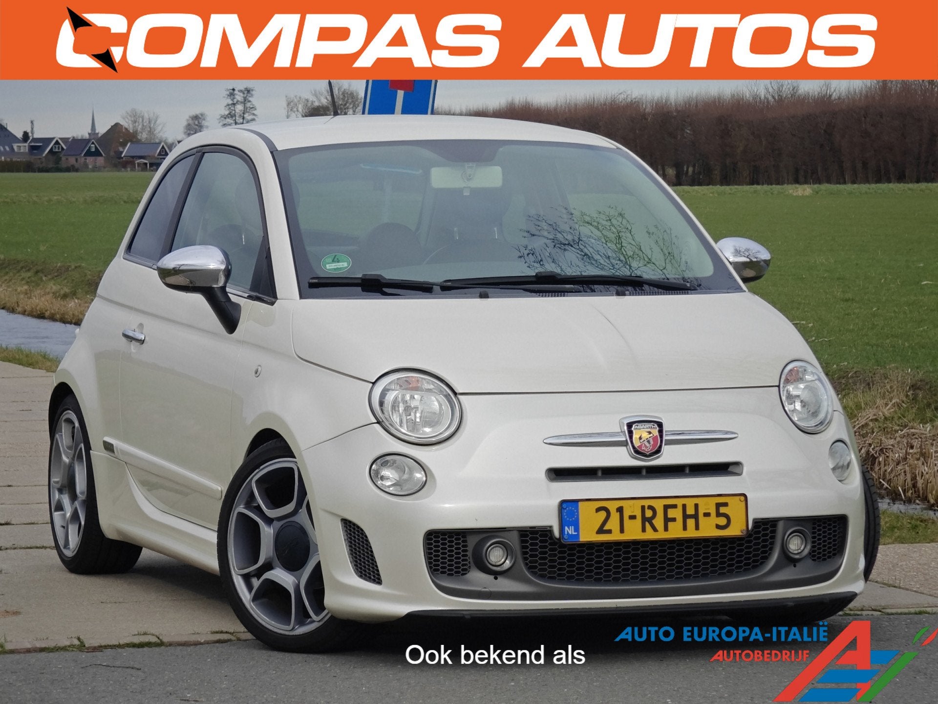 Fiat 500 1.2 Sport | Abarth look (bj 2011), Auto's, Euro 5, Gebruikt, 840 kg, Bedrijf