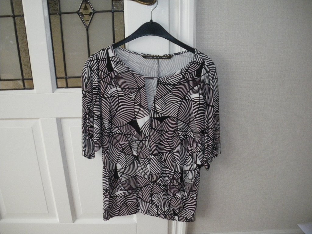 mooi zomer shirt met 3/4 mouw creme de la creme smal, Kleding | Dames, Blouses en Tunieken, Ophalen of Verzenden, Zo goed als nieuw