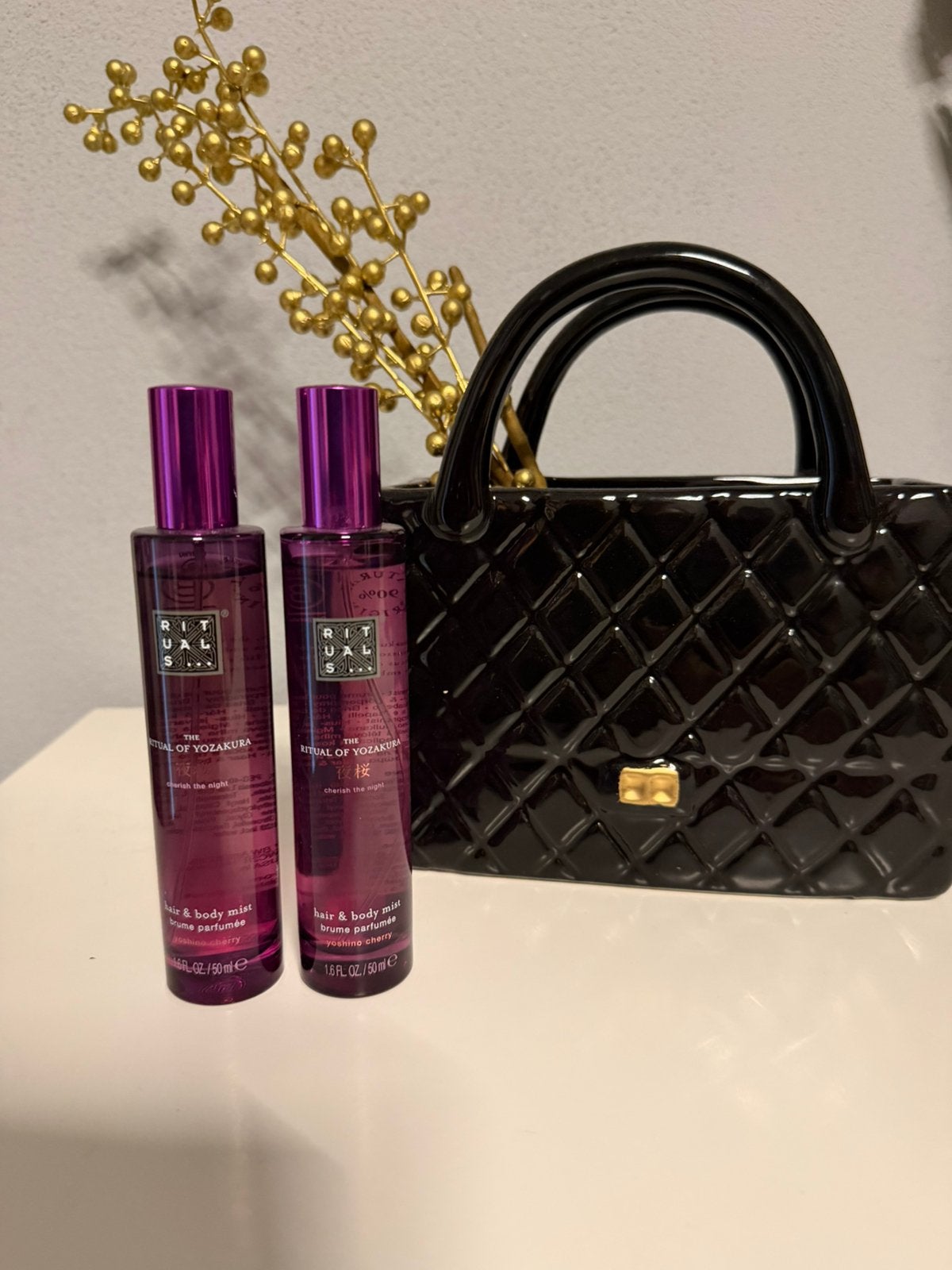 2 flessen Yozakura Rituals hair & body mist 50 ml, Ophalen of Verzenden, Nieuw, Deodorant of Bodyspray
