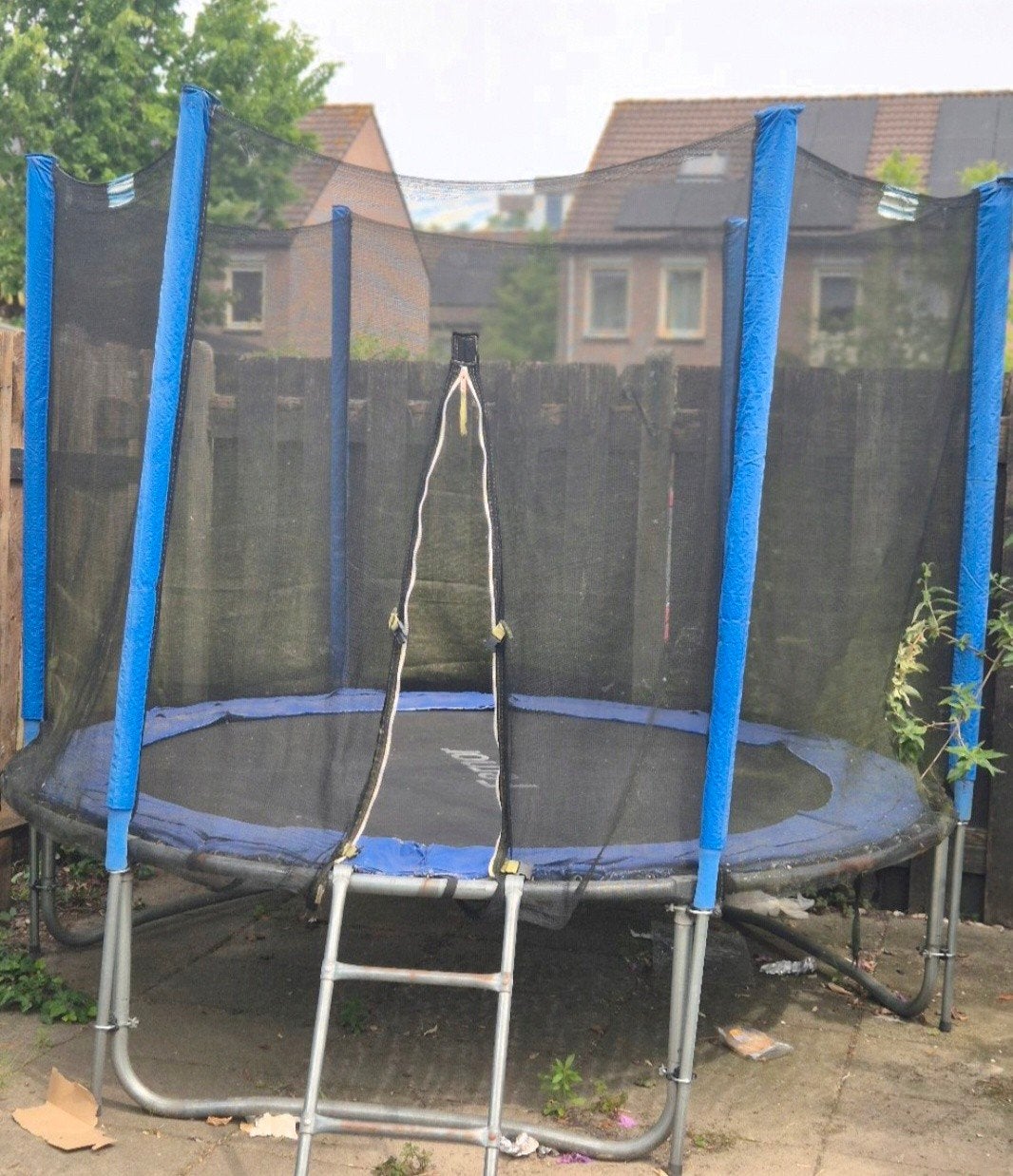 Trampoline Femor Fitness Trampoline met veiligheidsnet tramp, Ophalen, Zo goed als nieuw