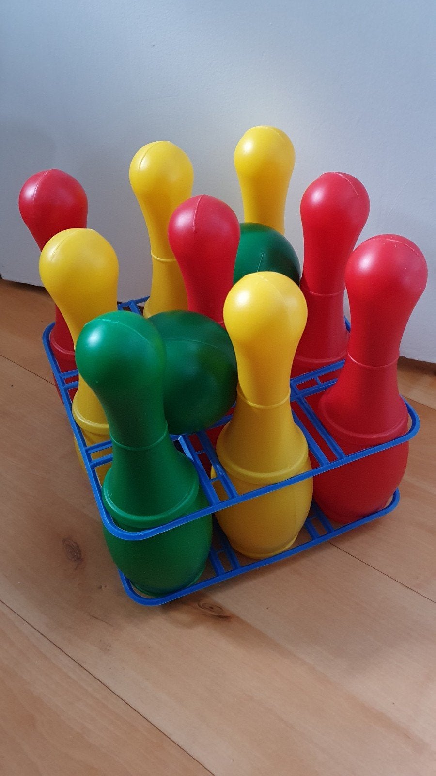 Kinder bowling set – compleet, houder  beschadigd, Ophalen, Nieuw