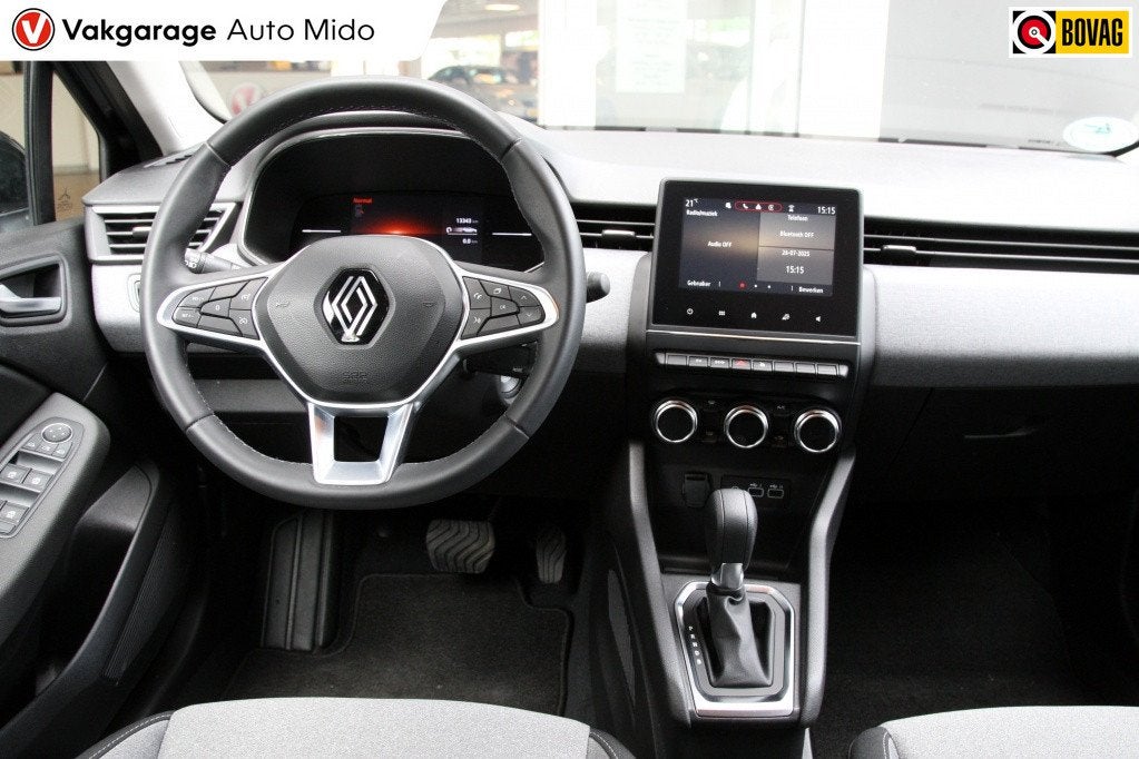 Renault Clio 1.6 E-Tech Hybrid Automaat Evolution | 1e eigen, Auto's, Gebruikt, 4 cilinders, Zwart, Verwarmde buitenspiegels