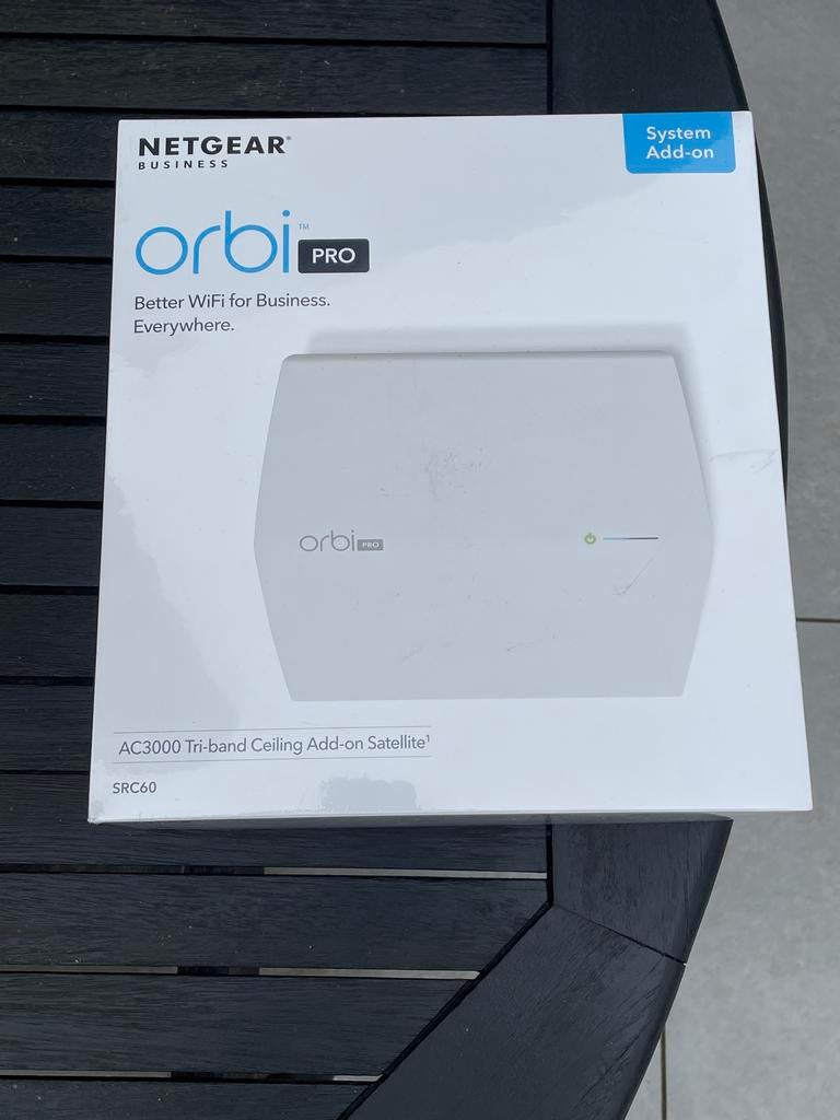 Netgear Orbi Pro SRC60 AC3000 Tri-band Plafond Satellite, Computers en Software, Routers en Modems, Ophalen of Verzenden, Nieuw