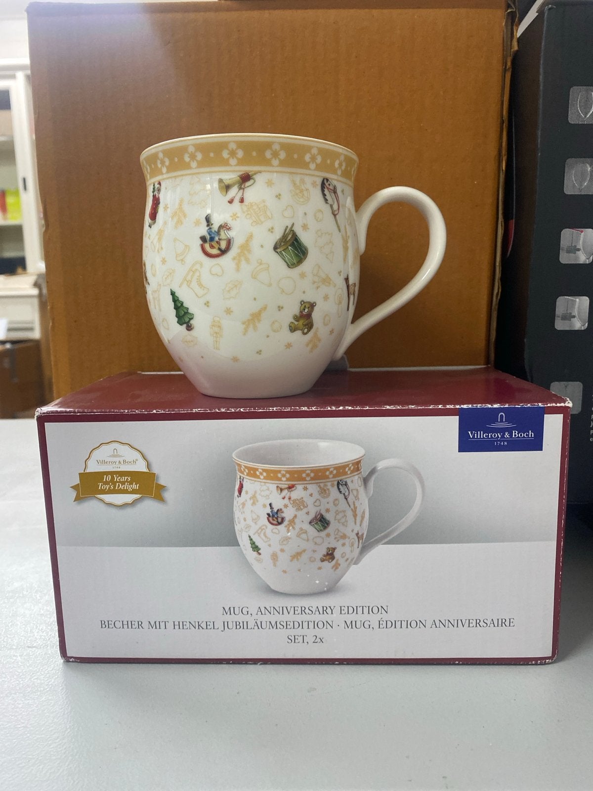 Villeroy & Boch Toy's Delight Jubileum Mok - Nieuw, Overige typen, Onbekend, Nieuw, Ophalen of Verzenden