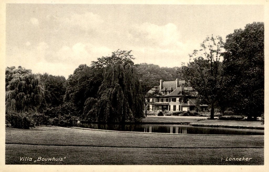 Lonneker Villa Bouwhuis # 418, Verzamelen, Ophalen of Verzenden, 1920 tot 1940, Gelopen, Overijssel