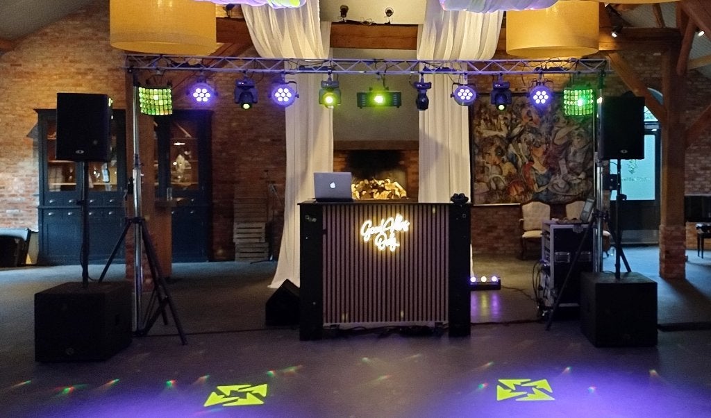 DJ Booth - grote flightcase - DJ meubel, Ophalen, Gebruikt, Overige instrumenten, Flightcase