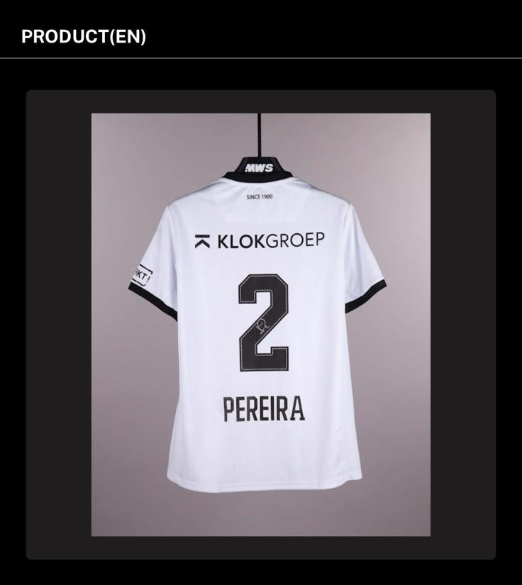 Matchwornshirt | NEC, Verzamelen, Sportartikelen en Voetbal, Ophalen of Verzenden, Zo goed als nieuw, Overige binnenlandse clubs