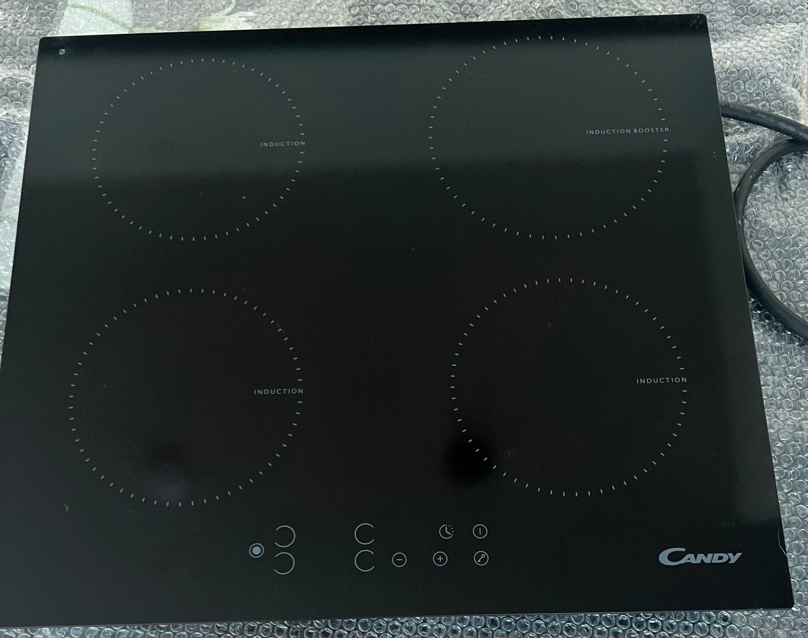 Candy PVI 640 C Inductiekookplaat - Inbouw - Perilex, Witgoed en Apparatuur, Kookplaten, Ophalen, Gebruikt, 4 kookzones, Inbouw