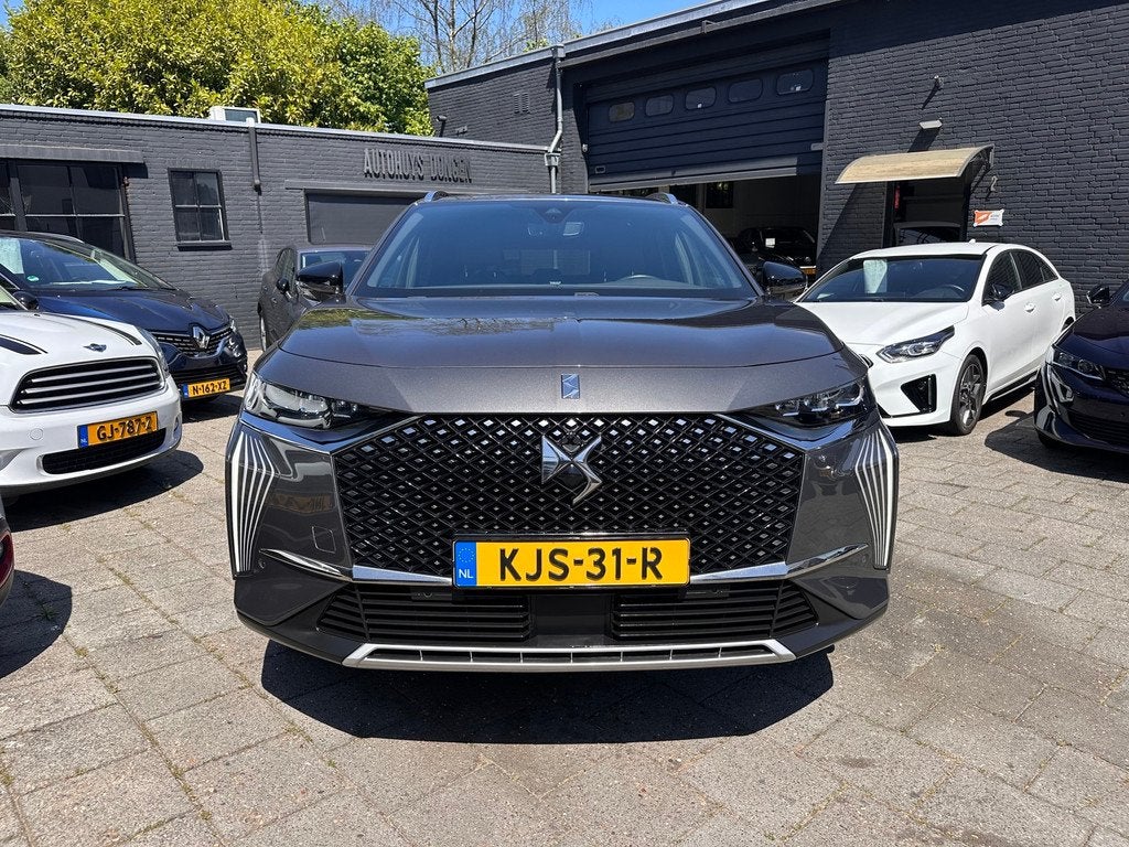 DS 7 E-Tense 1.6 PHEV|225pk|Rivoli|Aut|Leder|, Auto's, DS, Zwart, 4 cilinders, Bedrijf, Hybride Elektrisch/Benzine