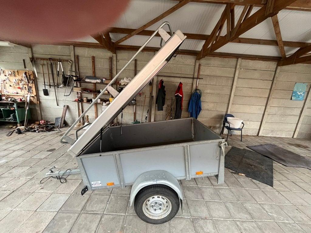 robuuste bagage aanhanger/ kluskar, Auto diversen, Ophalen, Gebruikt