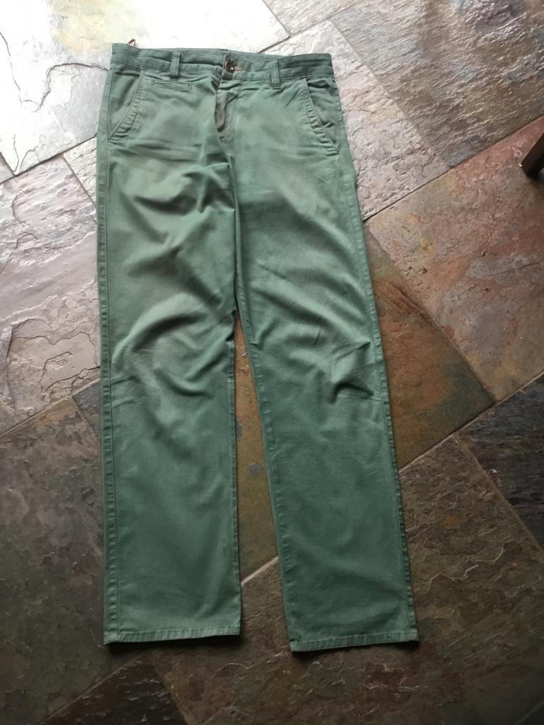 Duomo I Men groene chino broek, Kleding | Heren, Ophalen of Verzenden, Gedragen, Maat 48/50 (M), Groen