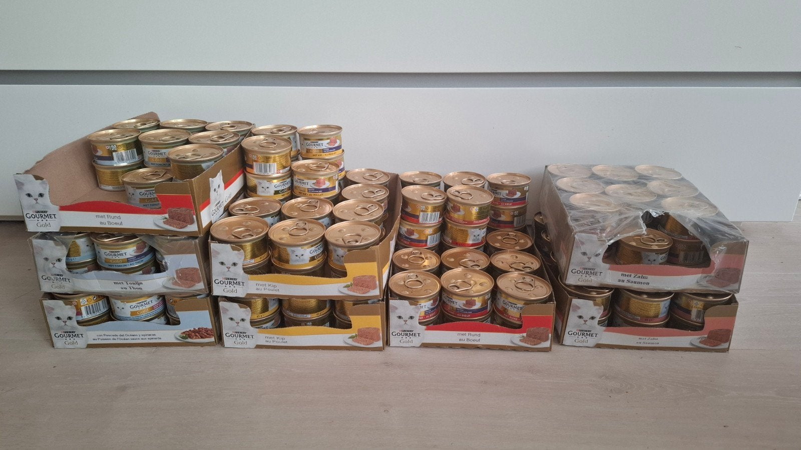 192 nieuwe blikjes Gourmet Gold kattenvoer, Ophalen, Kat