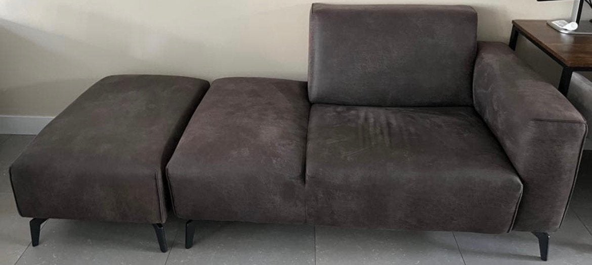 Divan Bankje met bijpassende hocker, Ophalen, Gebruikt