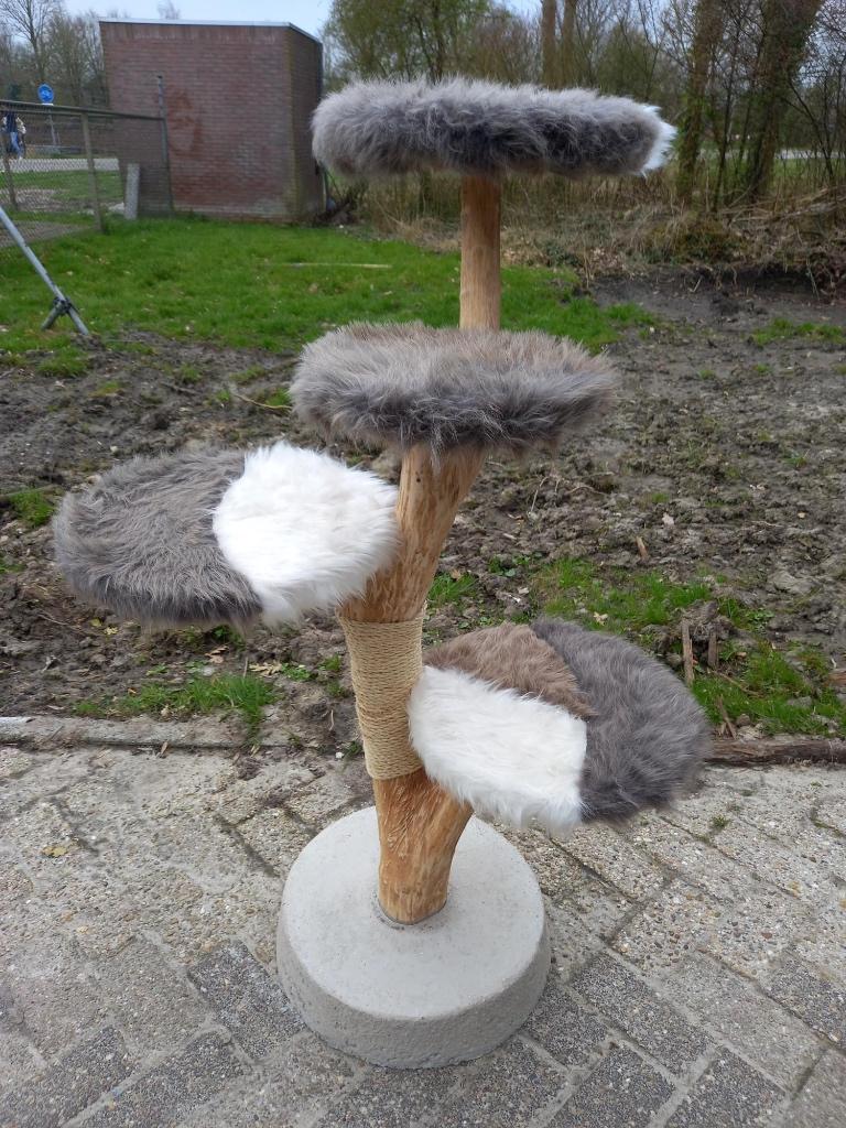 krabpaal, klimboom, boomstam krabpaal, Ophalen, Nieuw, Krabpaal
