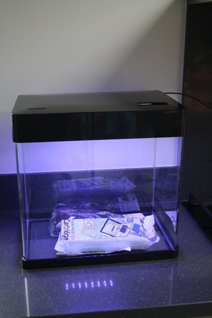 superfish panorama 50 aquarium 1/2, Ophalen, Inclusief toebehoren, Zo goed als nieuw, Leeg aquarium