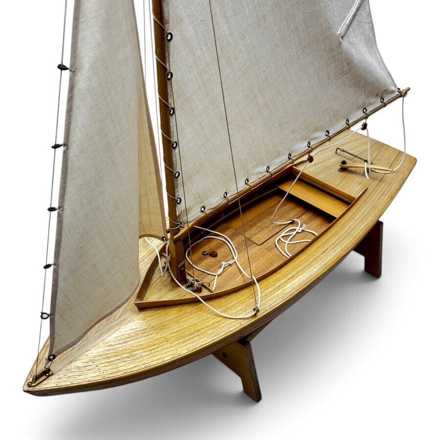 Model van een zeilboot, 16 kwadraat / BM’er, Ophalen of Verzenden, Gebruikt