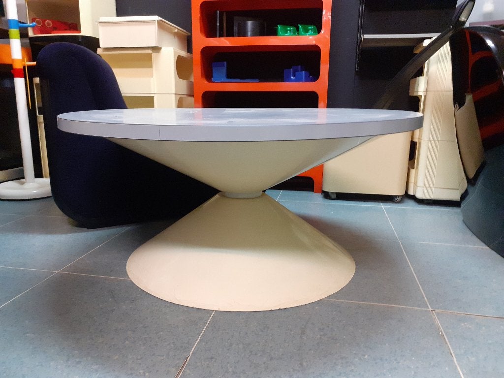 diabolo salontafel jaren 60 70 design space age Ben Swindels, Ophalen