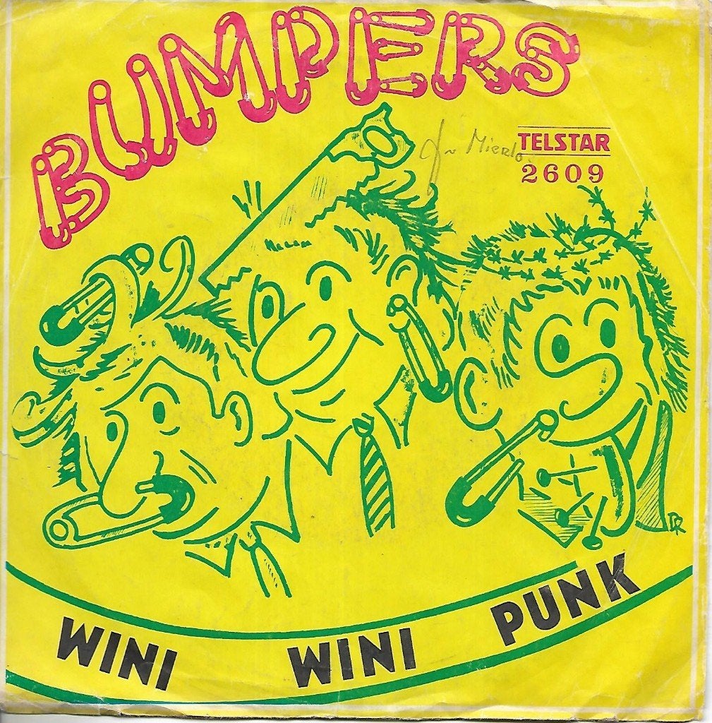 Bumpers - Wini wini punk (Telstar), Gebruikt, 7 inch, Single, Ophalen of Verzenden