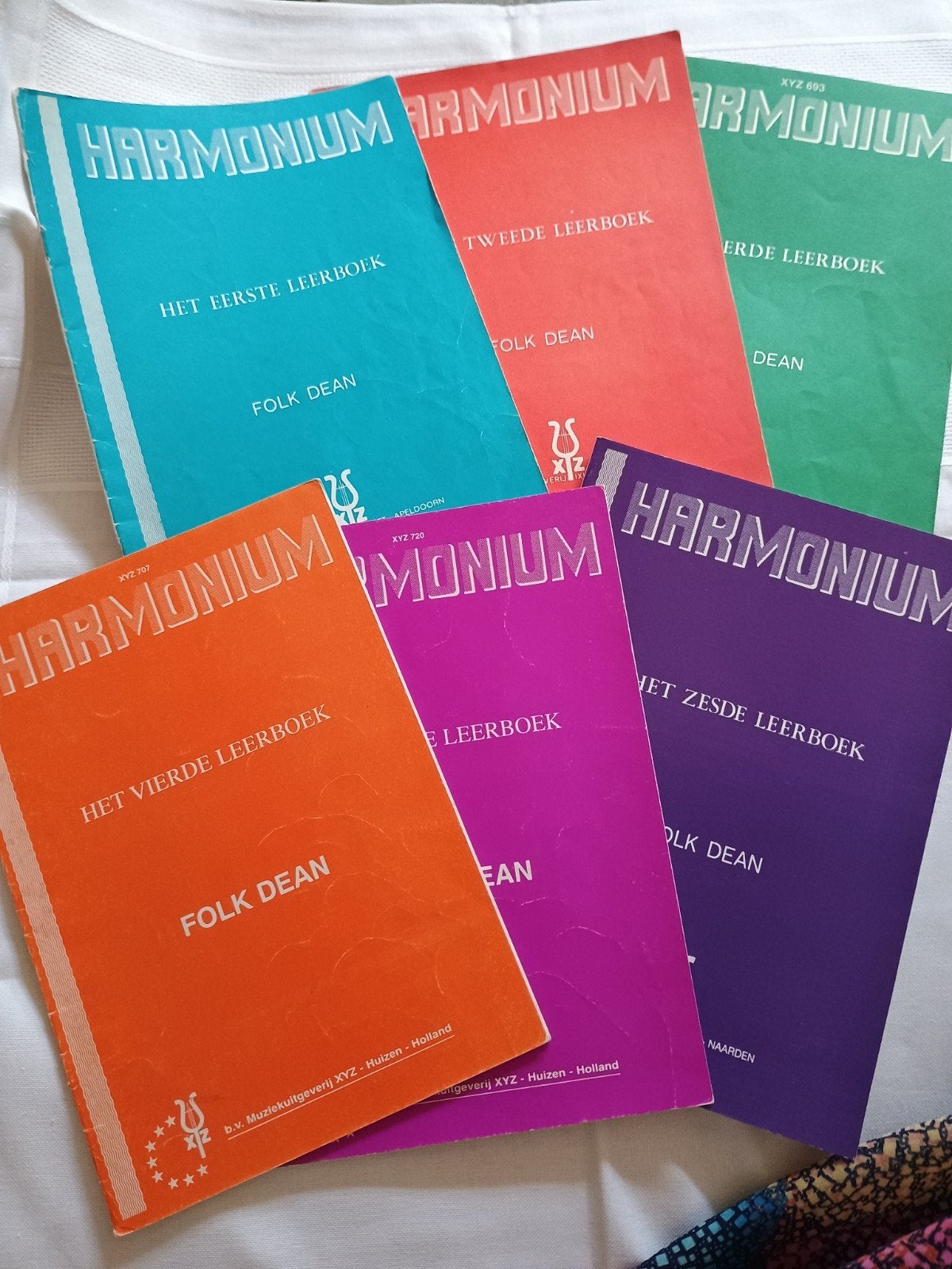 Folk Dean Harmonium - Deel 1 t/m 6, Ophalen of Verzenden, Gebruikt, Les of Cursus, Overige genres