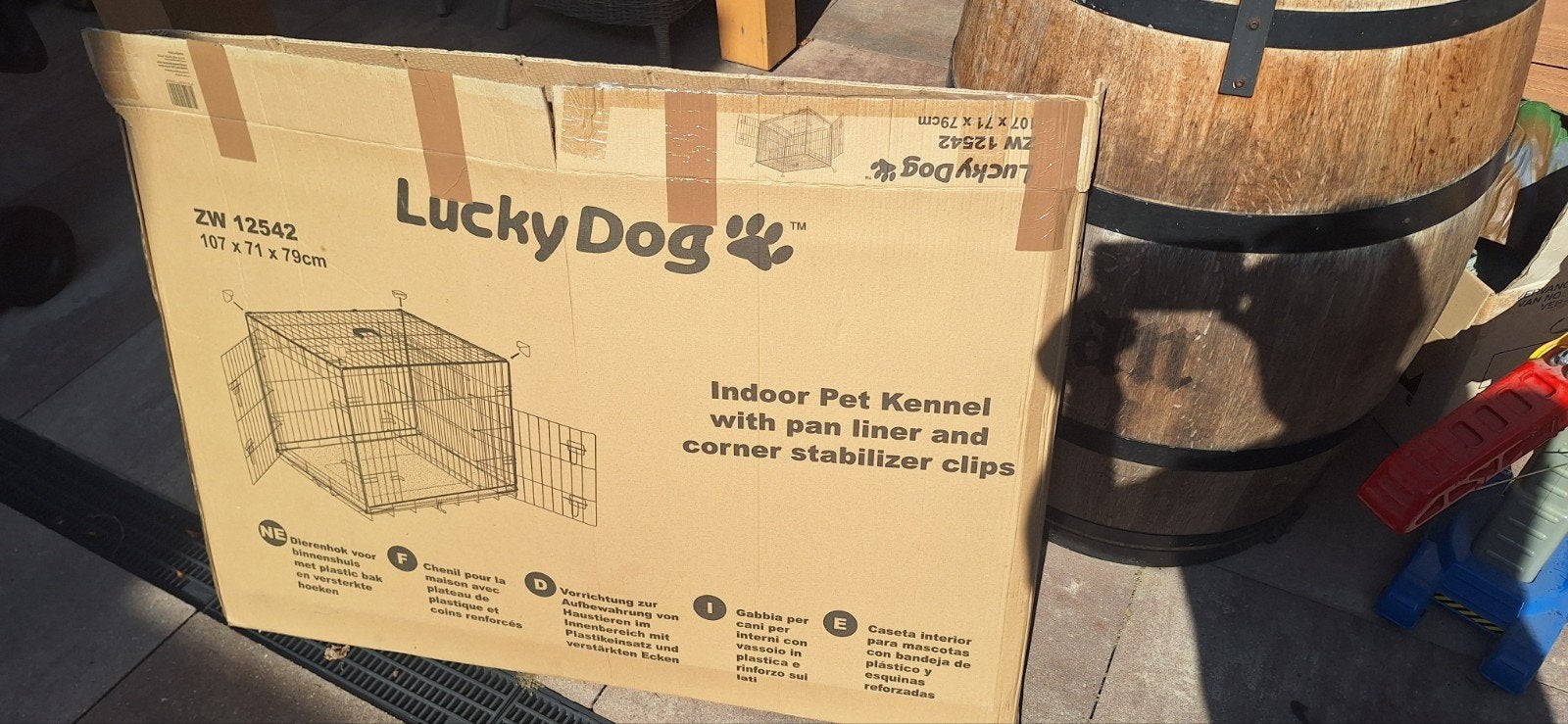 BIEDEN     Honden bench 107x71x79, Dieren en Toebehoren, Ophalen, Zo goed als nieuw