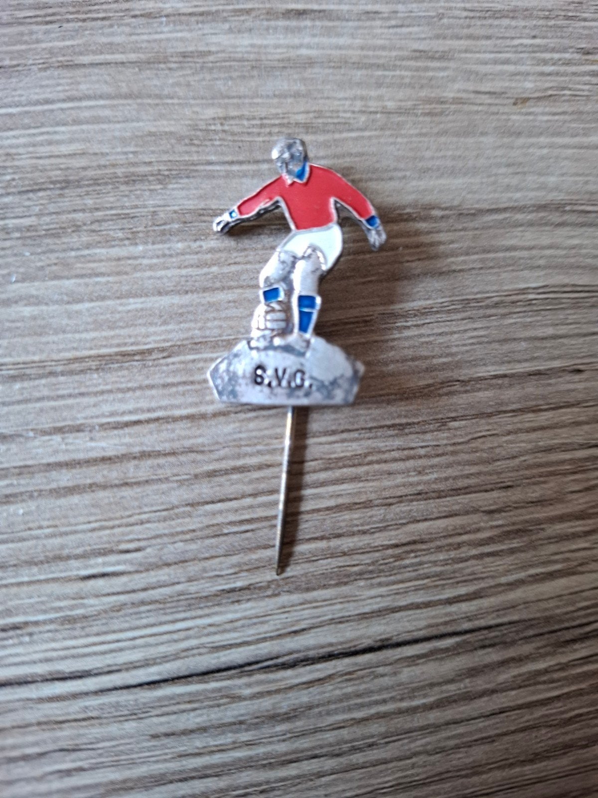Voetbal Zilvervoetje S.V.O. Speldje, Ophalen of Verzenden, Gebruikt