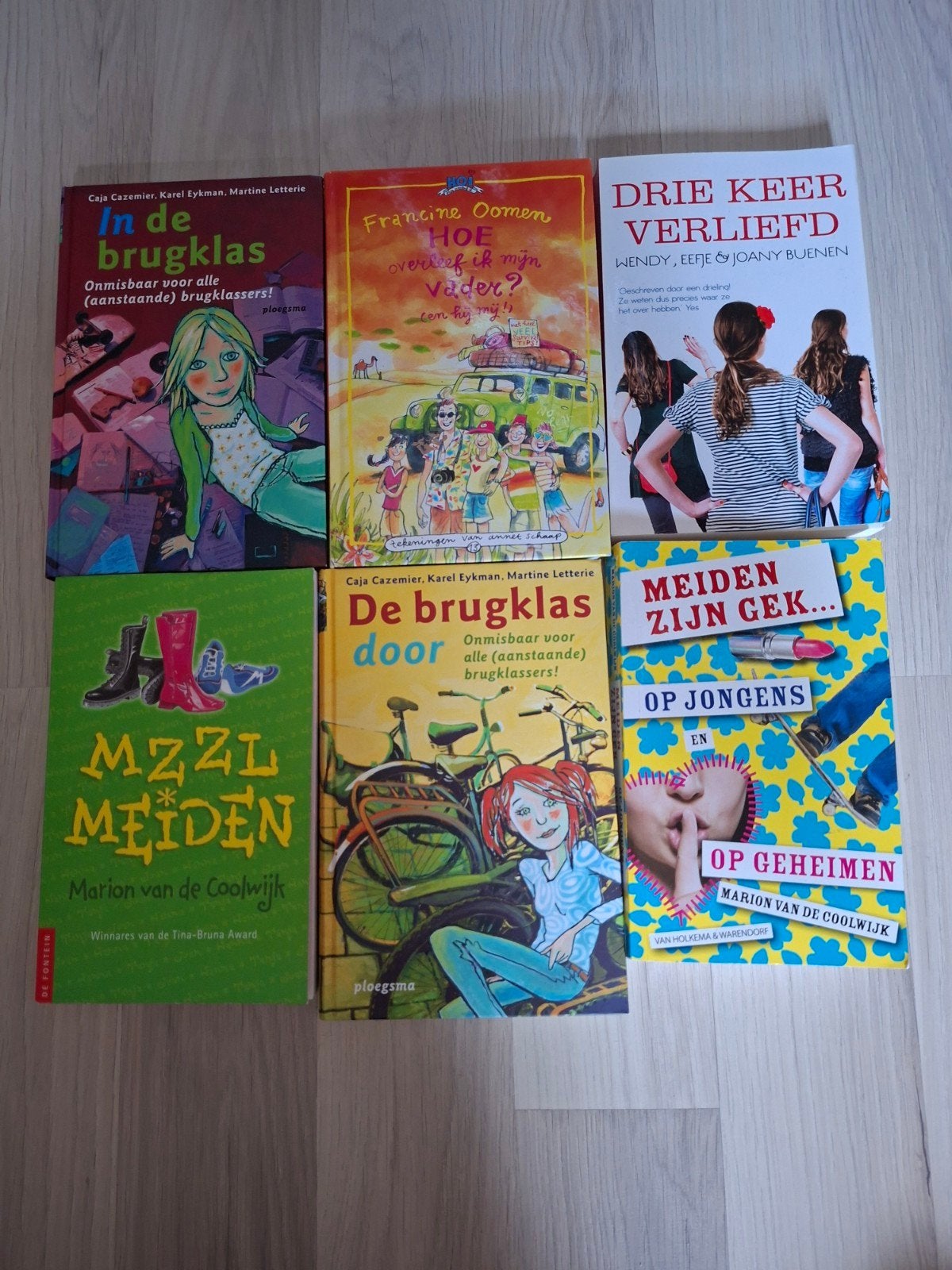 6 Leuke Meidenboeken, Ophalen of Verzenden, Gelezen, Fictie