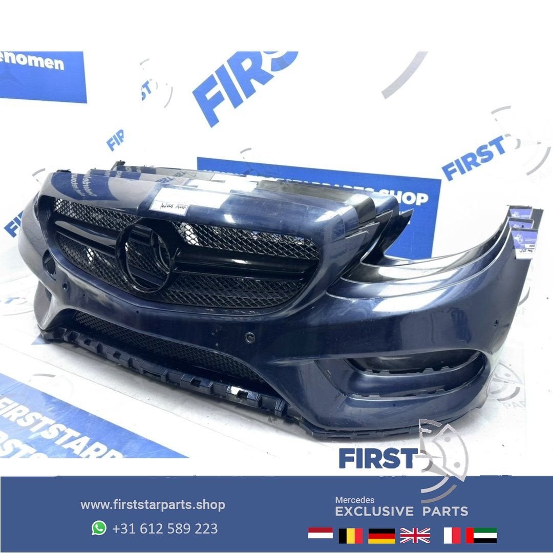 W205 BUMPER AMG VOORBUMPER 2014-2017 A2058850925 Mercedes C, Auto-onderdelen, Carrosserie en Plaatwerk, Gebruikt, -, Voor, Ophalen of Verzenden