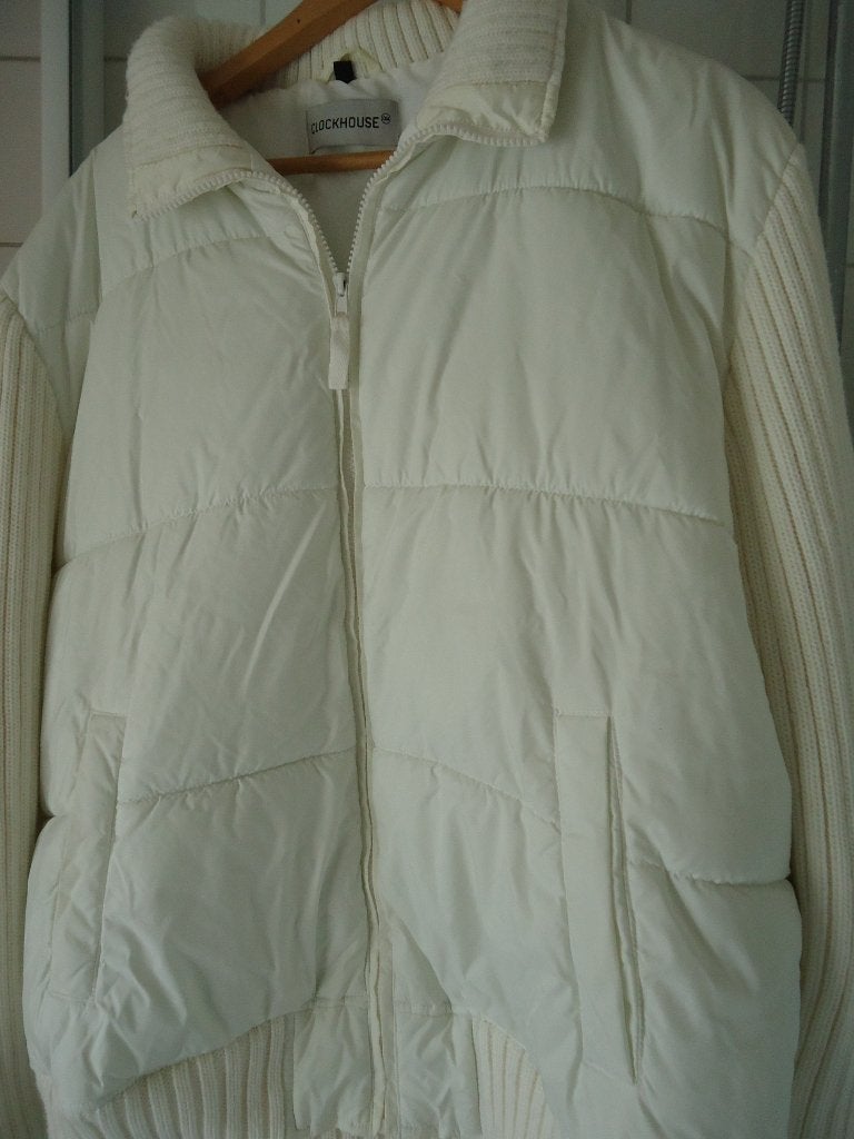 DAMES winter jas, Wit, Maat 42/44 (L), Ophalen of Verzenden, Zo goed als nieuw