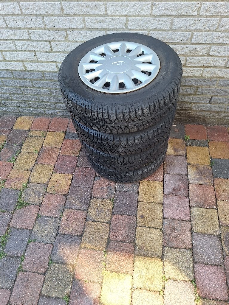 Banden  op velg, Auto-onderdelen, Banden en Velgen, Ophalen, Gebruikt, 13 inch, 175 mm