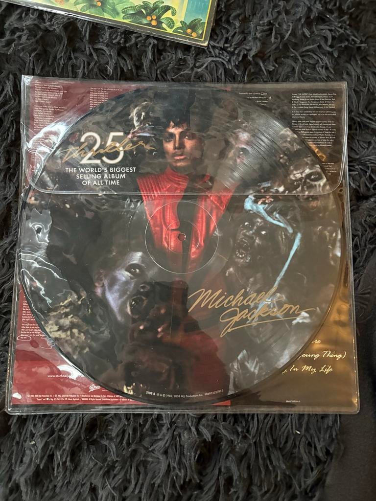 Michael Jackson - Thriller 25 Picture Disc Vinyl LP, Zo goed als nieuw, Picture disc, 12 inch, Ophalen of Verzenden