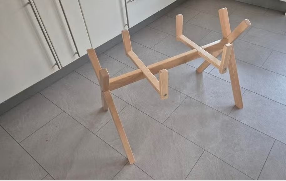 Childhome Tipi Mozes (reis)Mand Staander, Kinderen en Baby's, Babywiegjes en Ledikanten, Ophalen, Zo goed als nieuw, Wieg
