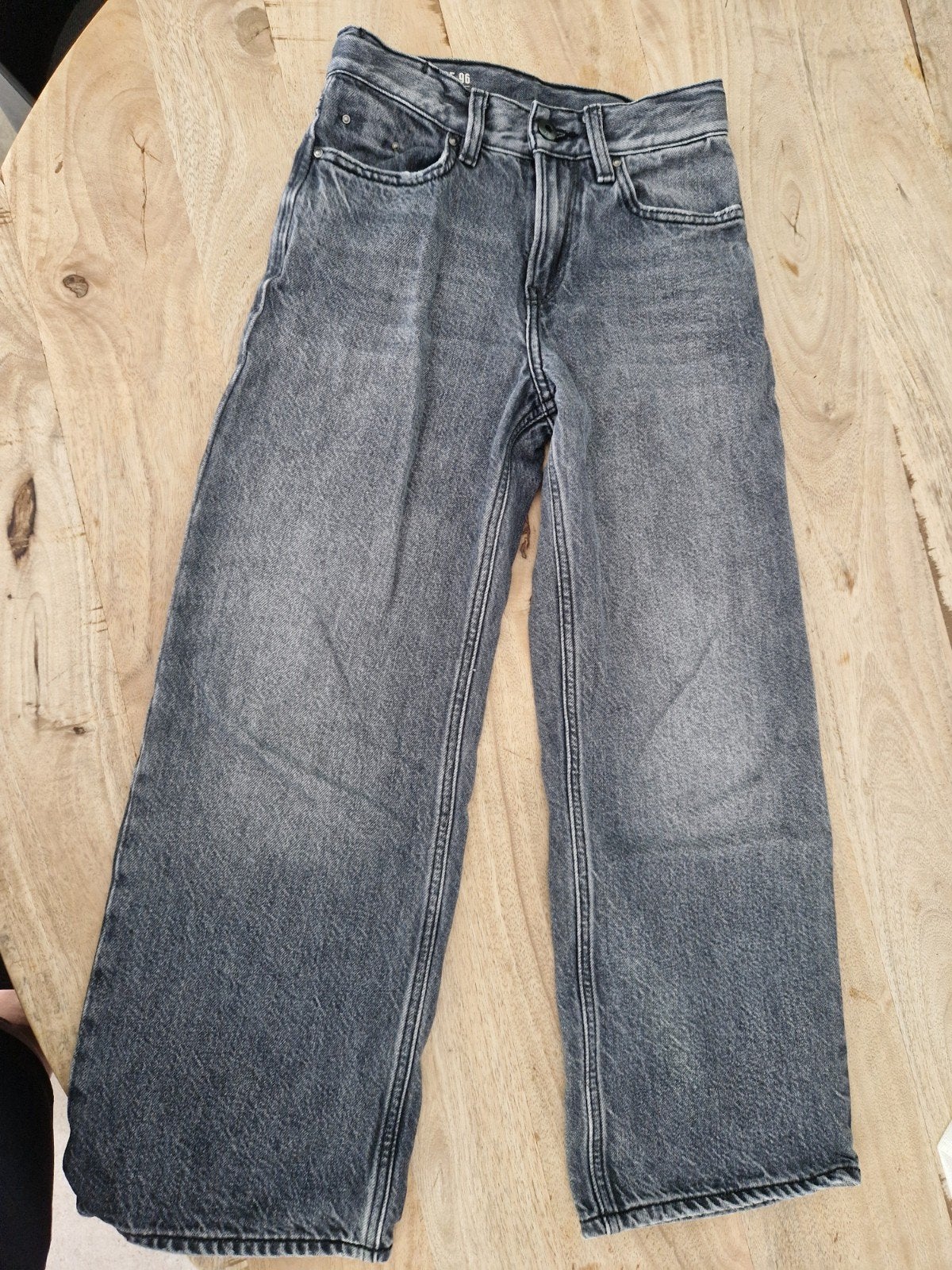 G-Star baggy broek donkergrijs/zwart - maat 140, Kinderen en Baby's, Kinderkleding | Maat 140, Broek, Verzenden, Zo goed als nieuw