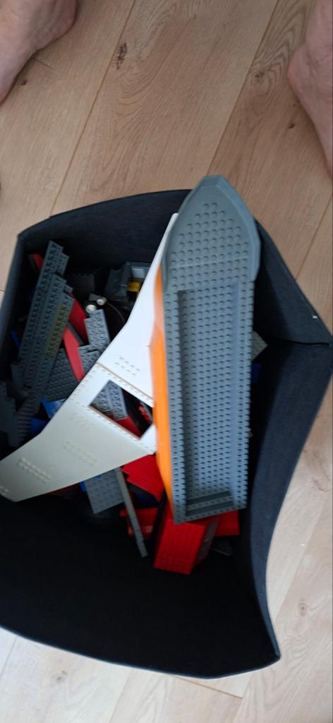 Grote bak LEGO: boot, vliegtuig, 2 auto's en meer (ca. 5 kg), Ophalen, Gebruikt, Inclusief extra onderdelen, Lego