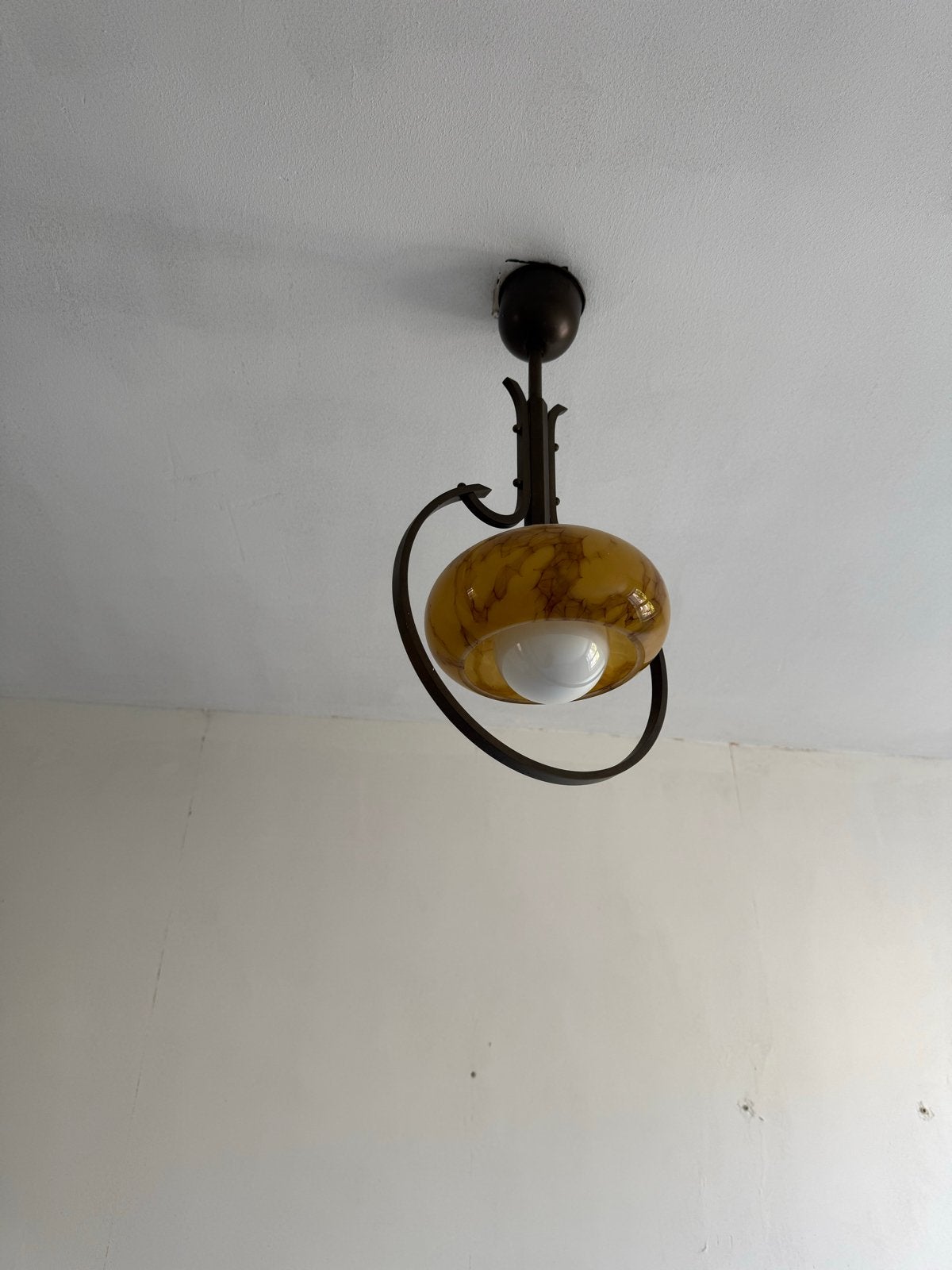 Art Deco hanglamp, Ophalen