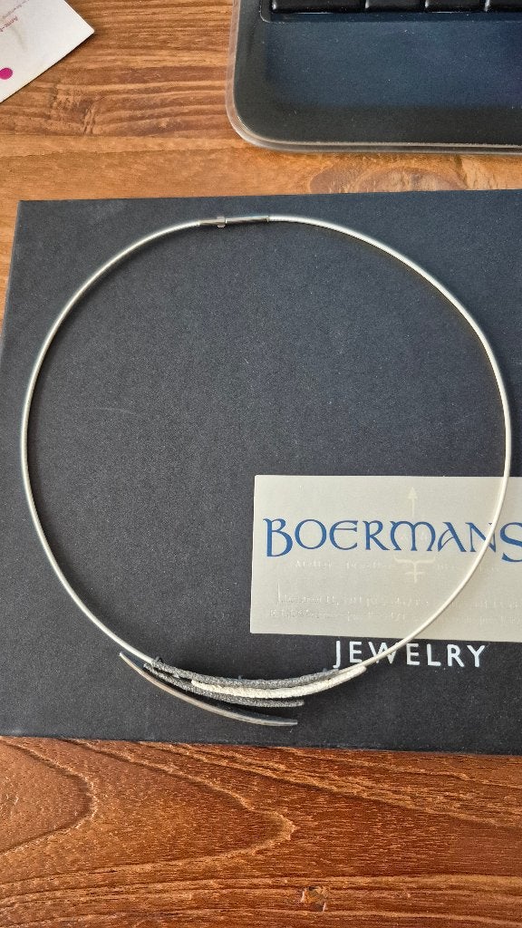 Zilveren ketting hanger, Met hanger, Ophalen of Verzenden, Zo goed als nieuw, Zilver