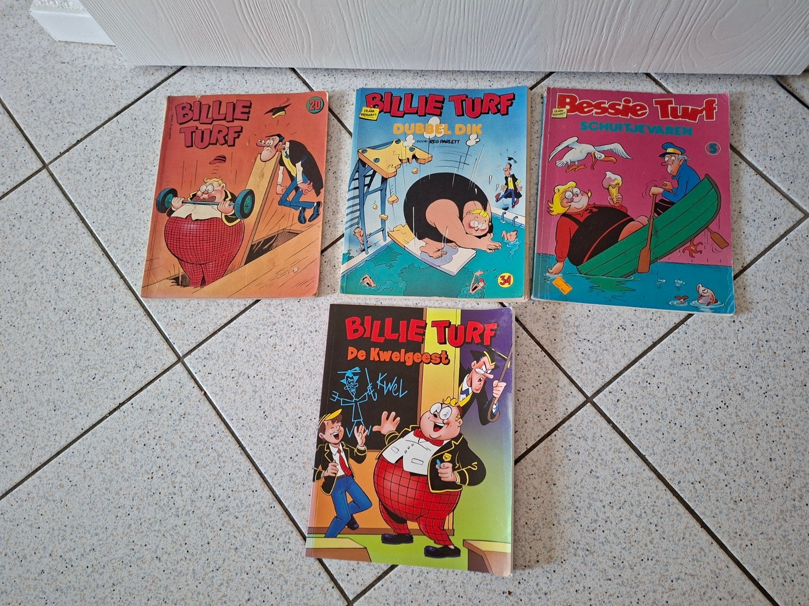 3x Billie Turf en 1x Bessie Turf, Meerdere stripboeken, Ophalen of Verzenden, Gelezen