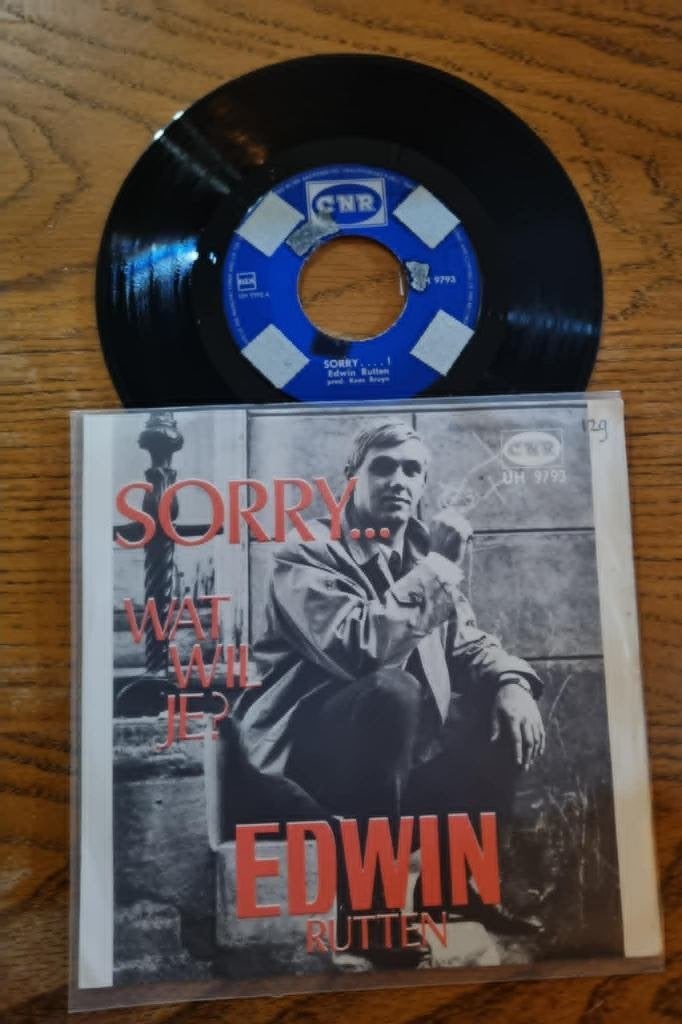 Eentje voor de liefhebber - Edwin Rutten – Sorry.... !, Verzenden, Zo goed als nieuw, 7 inch