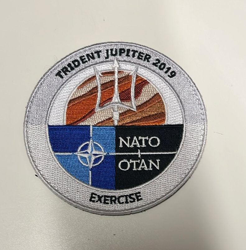 Patch Marine TRIDENT JUPITER 2019, Verzamelen, Verzenden, Marine, Nederland, Embleem of Badge