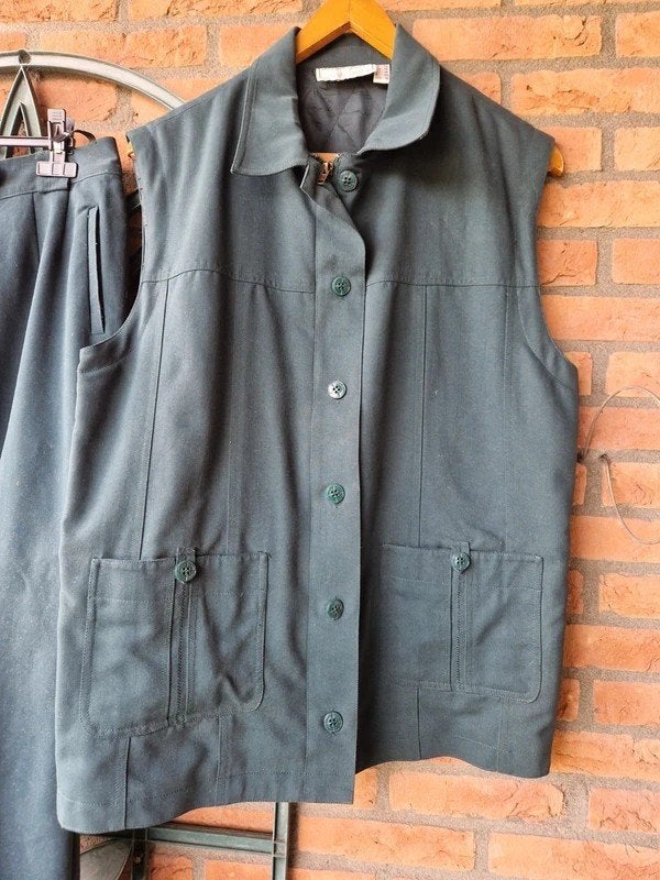 Vintage Damespak Starstyle Maat 44, Kleding | Dames, Ophalen of Verzenden, Zo goed als nieuw, Maat 42/44 (L), Groen