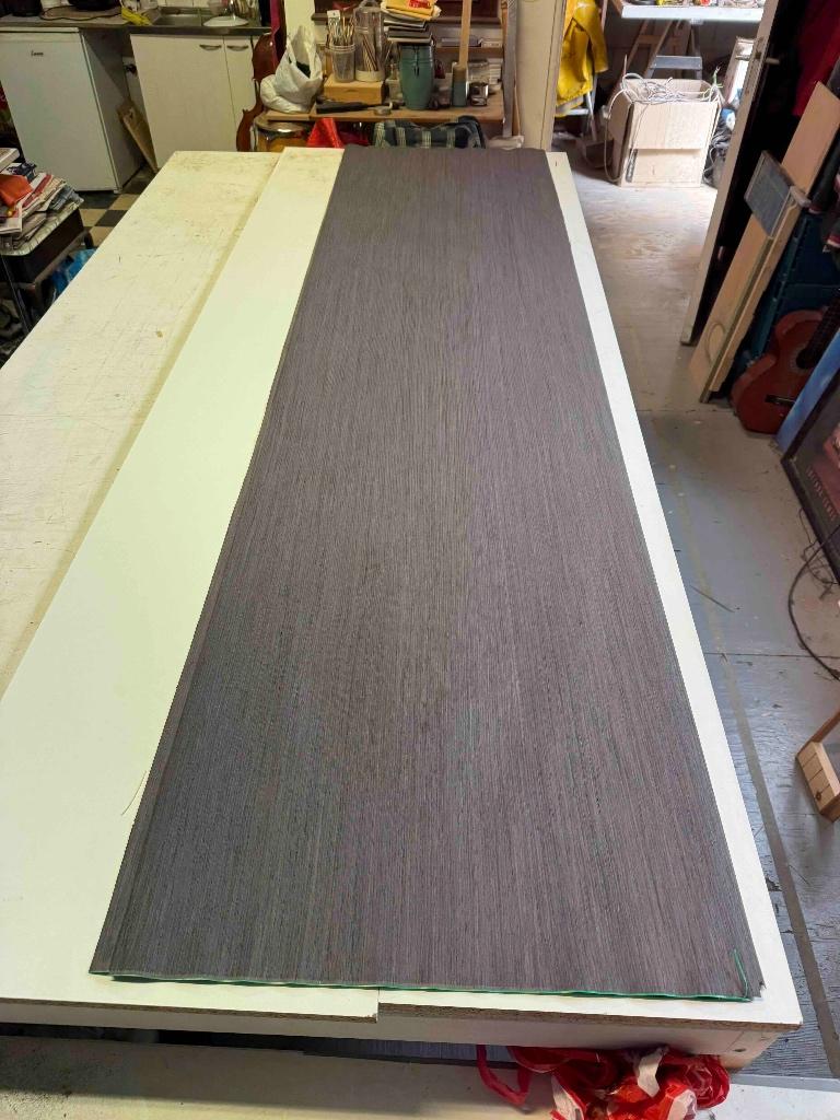 hout fineer zwart eiken (vellen van 250/64 cm), Ophalen, Minder dan 25 mm, Eiken, Overige typen