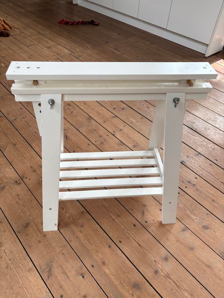 3 IKEA schragen, Huis en Inrichting, Bureaus, Ophalen, Gebruikt, Hout, IKEA