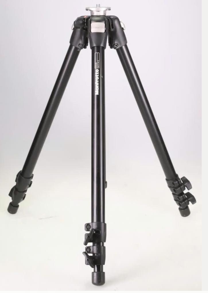 Manfrotto 055DB & 460MG Magnesium Kop, Ophalen, Zo goed als nieuw, Driepoot, Met balhoofd