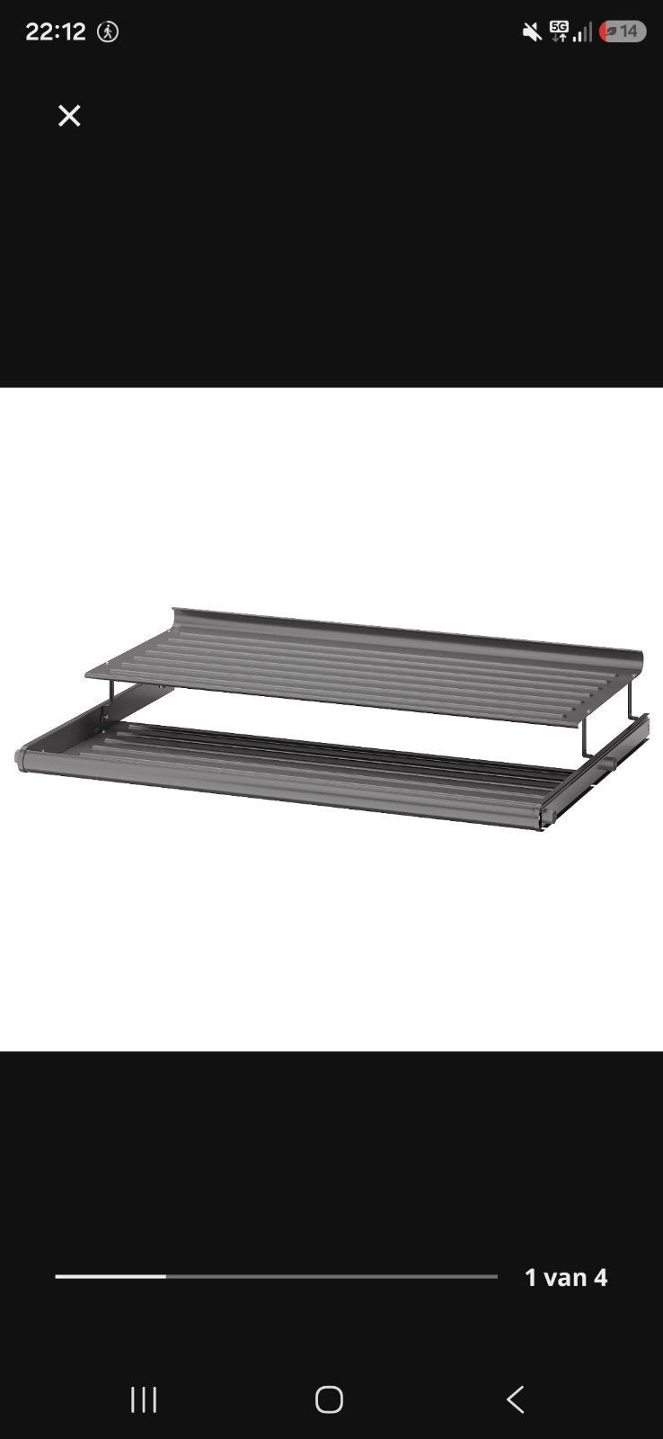 IKEA PAX Schoenenrek 100cm, Ophalen, Zo goed als nieuw