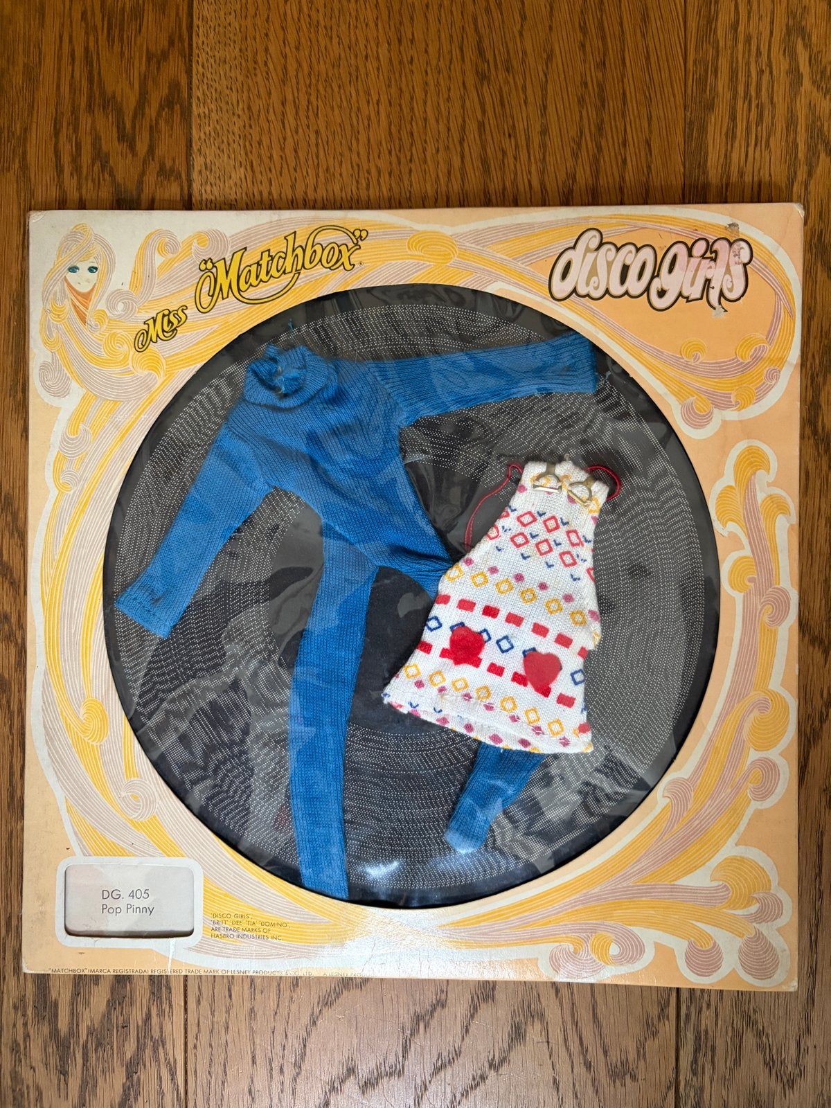Vintage Miss Matchbox Disco Girls Pop Pinny outfit DG. 405, Ophalen of Verzenden, Zo goed als nieuw, Overige typen